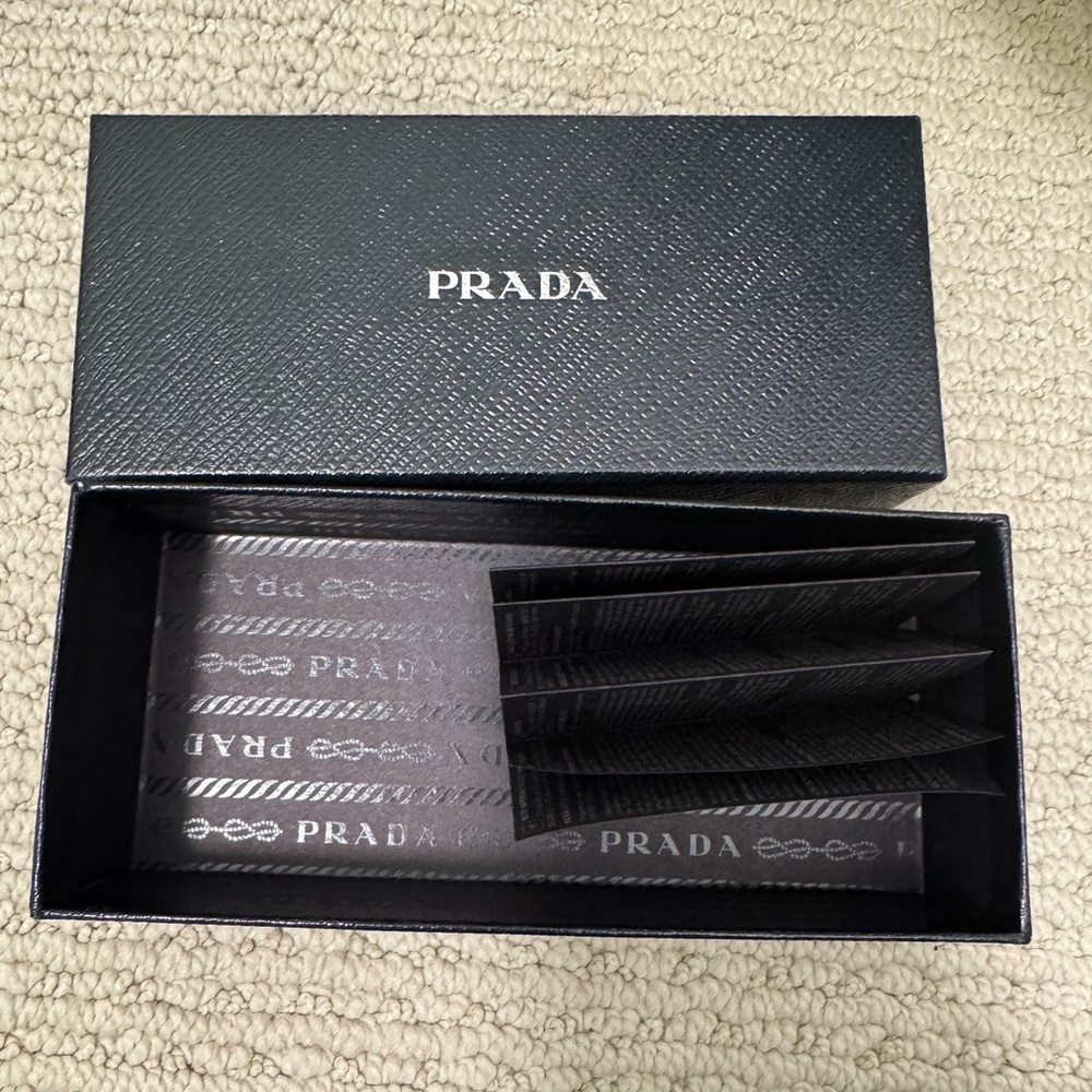 Excellent condition black Prada sunglasses or glass box ONLy